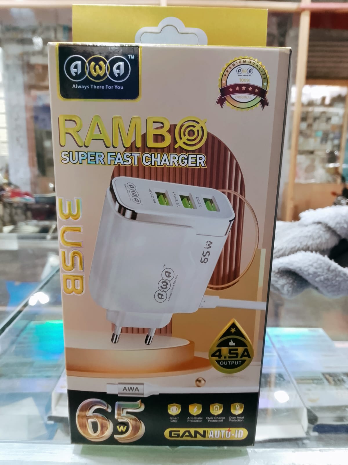 AWA Rambo Super Fast Charger 65W